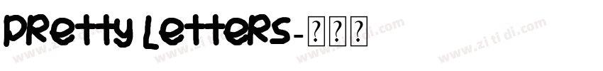 Pretty Letters字体转换